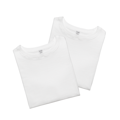 '2pack tee' light-fit T-shirt white