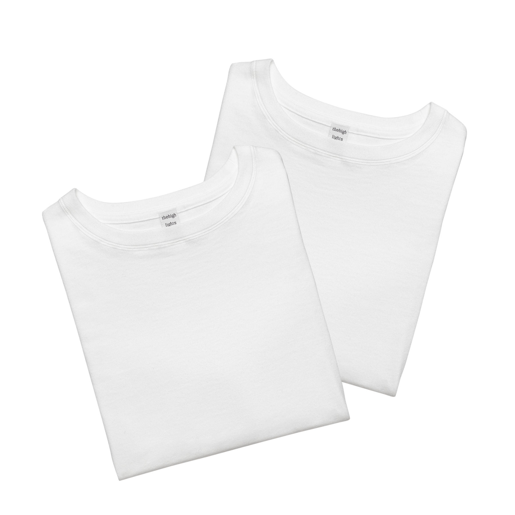 '2pack tee' light-fit T-shirt white