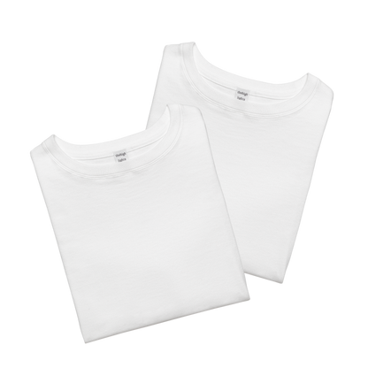 '2pack tee' light-fit T-shirt white